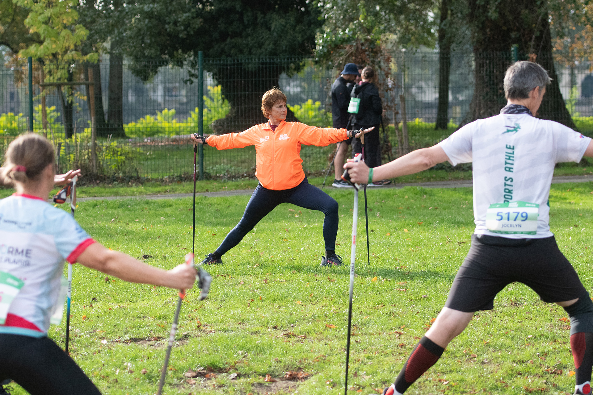 Echauffement des Marcheurs Nordique