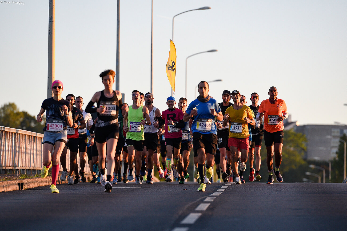 Coureurs marathon de Tours
