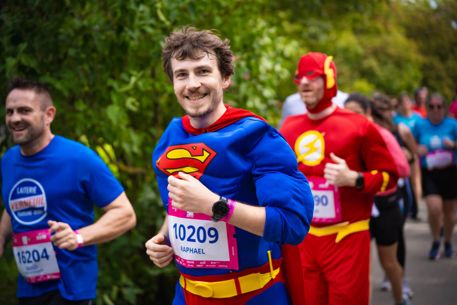 Photo coureurs déguisés