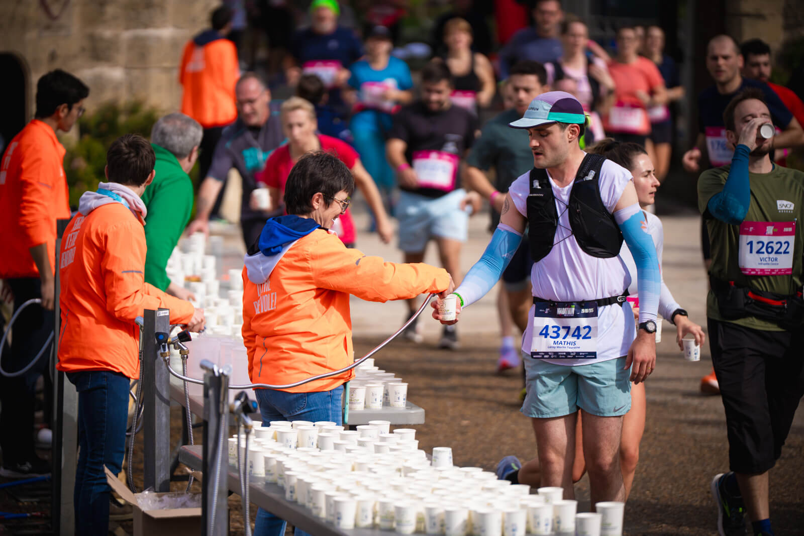 Photo Ravitaillement sur marathon