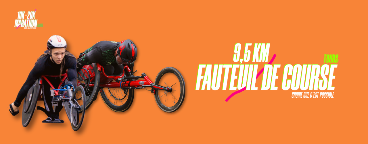 9,5 KM Fauteuil de Course